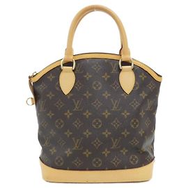 Louis Vuitton Monogram Lockit Handtasche Braun Monogramm