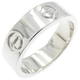 Cartier Love Ring in Platinum Silvery