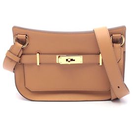 Borsa a Spalla in Pelle Jypsiere Mini di Hermès Marrone