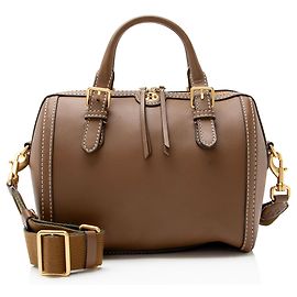 Borsa a secchiello in pelle Tory Burch Marrone