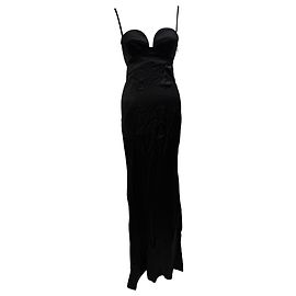 Abito Lungo Givenchy in Viscosa Nera Nero