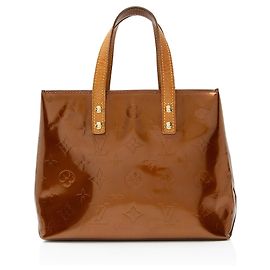 Louis Vuitton Vintage Monogram Vernis Reade PM Tote Brown