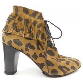 Yves Saint Laurent Bottes Saint Laurent Marron Noir