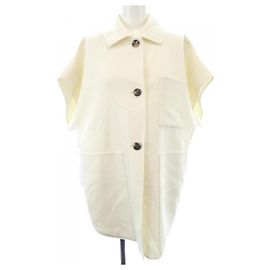Veste en cachemire Hermès 36 Blanc