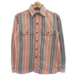 Autre Marque Camisa de algodón Warehouse Castaño Naranja