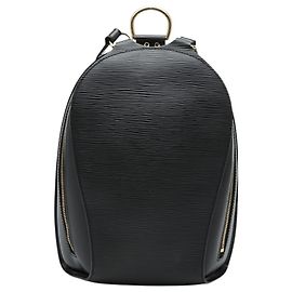 Louis Vuitton Epi Mabillon Backpack Black
