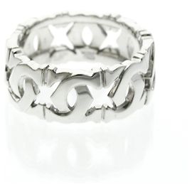 Cartier Entrelacé Ring aus 18K Weißgold Silber