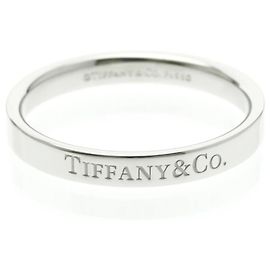 Tiffany & Co Tiffany Flachbandring aus Platin Silber