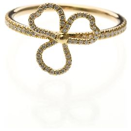 Tiffany & Co Offener Diamant-Ring Papierblume Tiffany Golden