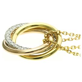 Bracciale in diamante Trinity di Cartier D'oro
