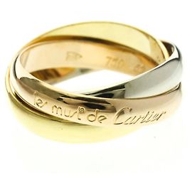 Anillo Trinity de Cartier Dorado