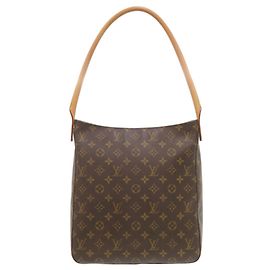 Sac à main épaule Monogram Looping GM de Louis Vuitton Marron Monogramme