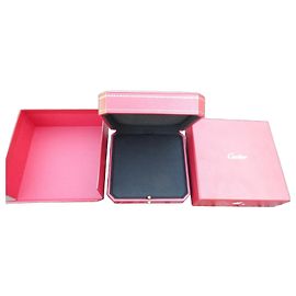 Caixa Cartier para pingente, nova Vermelho