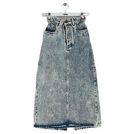 Falda Miu Miu de algodón azul Azul