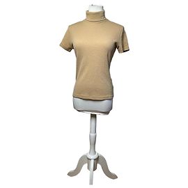 Vintage Fendi Roma Wool Turtleneck M Beige