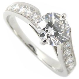Van Cleef & Arpels Platinum Diamond Band Ring Other