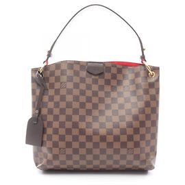 Sac à main Graceful PM de Louis Vuitton Marron Damier ebène