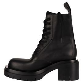 Stivaletti Bottega Veneta Lug in pelle nera per donna EU 38,5 Nero
