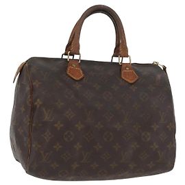 LOUIS VUITTON Handtasche Monogram Speedy 30 M41526 LV Auth BAZ542 Monogramm
