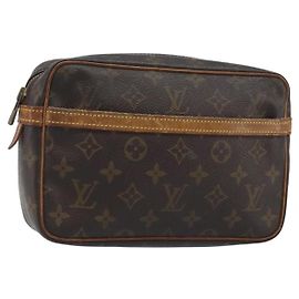 LOUIS VUITTON Clutch Compiegne 23 M51847 LV Auth BA11757 Monogramm