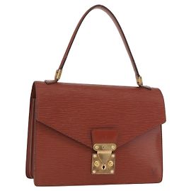 LOUIS VUITTON Sac à main Epi Concorde Marron M52133 LV Auth ka3633 Marron