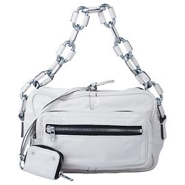 Chloé by Phoebe Philo White Leather Betty Chain Shoulder Bag White Other