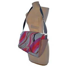 Bolsa de Ombro Emilio Pucci Multicor