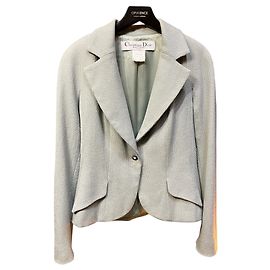 Turquoise 1998 Dior by John Galliano Wool Suit Other