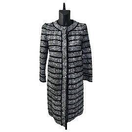 Marc Jacobs Tweed Black and White Coat Other