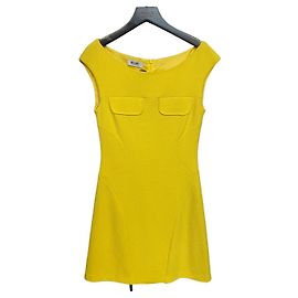 Robe structurée jaune Moschino Cheap and Chic – Taille IT 40 Autre