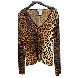 Autre Marque Christian Dior Boutique Leopard Print Top – Brown & Black, Paris Other
