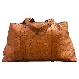 Gucci braune Lederhandtasche Andere