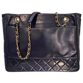 Chanel Navy Blue Lambskin Bag 2003 Other
