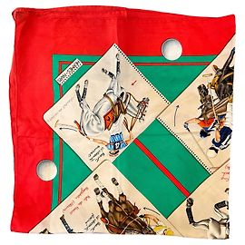 Hermès silk scarf LE MONDE DU POLO Other