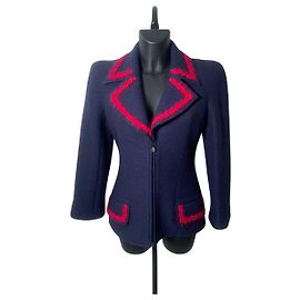 Chanel Blue and Pink Wool Jacket (FW97) Other