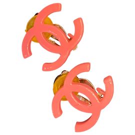 Chanel Double C Rosa Ohrringe Andere