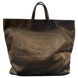 Large Bulgari brown leather handbag Other
