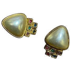 Autre Marque Unsigned Golden Earrings Other