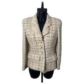 Chanel Yellow 1993 Tweed Jacket Other