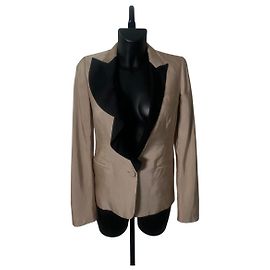 Valentino Bicolor Elegant Jacket Other