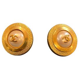 Chanel Golden CC Clip Earrings Other