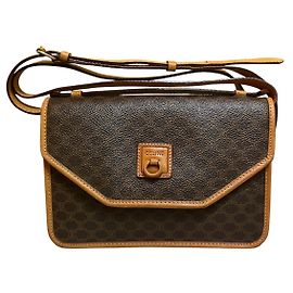 Céline Paris Monogram Canvas Shoulder Bag, Brown Other