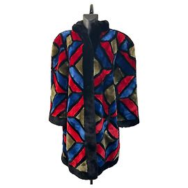 Christian Dior Multicolor Fur Coat (Frederic Castet '70s) Other