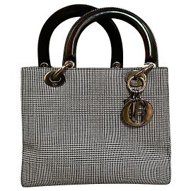 Lady Dior Handtasche in anthrazitgrau Andere