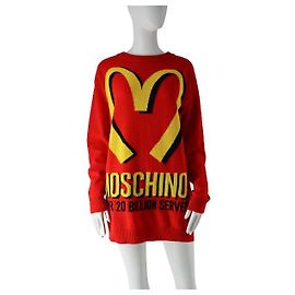Rotes McDonald's Moschino Pulloverkleid 2014 Andere