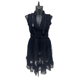 Abito in pizzo nero Givenchy con cerniere Altro