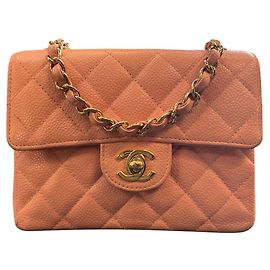 2004 Small Chanel Caviar Pink Leather Shoulder Bag Other