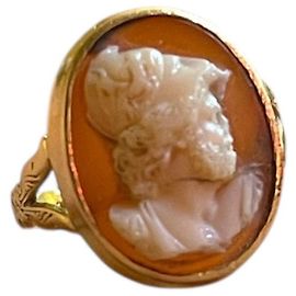 Autre Marque Vintage Cameo Yellow gold ring Other