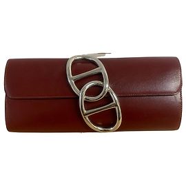 Clutch Egée 25 de Hermès 2011 en rojo Otro