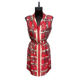 Abito Midi Camicia Hermès Paris degli anni '60 Altro